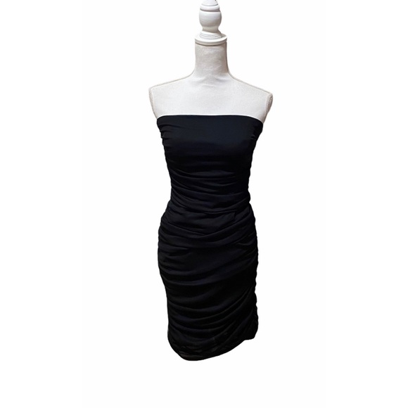 Chic Tyler Brand Strapless Ruched Tube Dress - Picture 1 of 8